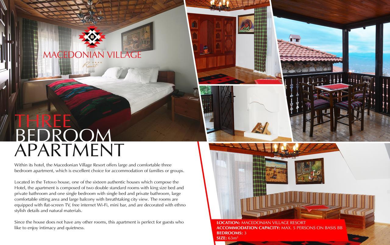 Macedonian Village Hotel & Resort سكوبجي المظهر الخارجي الصورة